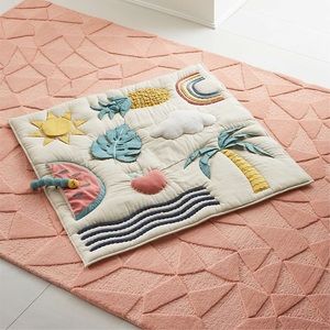 NIB Crate & Kids Modern Baby Activity Play Mat